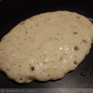 Muzlu ve Haşhaşlı Pancake