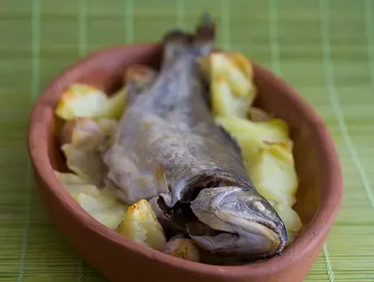 Patatesli Alabalık