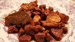 Mantarlı Et Kavurma