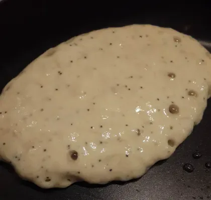 Muzlu ve Haşhaşlı Pancake